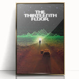 1990s Vintage Movie Poster - Classic 90s Film Art - The Thirteenth Floor