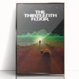 1990s Vintage Movie Poster - Classic 90s Film Art - The Thirteenth Floor
