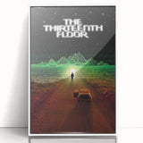 1990s Vintage Movie Poster - Classic 90s Film Art - The Thirteenth Floor