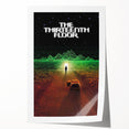 1990s Vintage Movie Poster - Classic 90s Film Art - The Thirteenth Floor