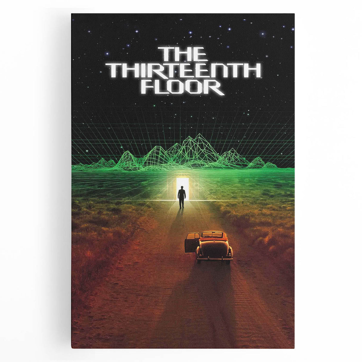1990s Vintage Movie Poster - Classic 90s Film Art - The Thirteenth Floor