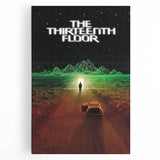 1990s Vintage Movie Poster - Classic 90s Film Art - The Thirteenth Floor