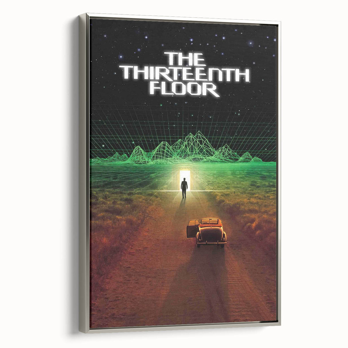 1990s Vintage Movie Poster - Classic 90s Film Art - The Thirteenth Floor