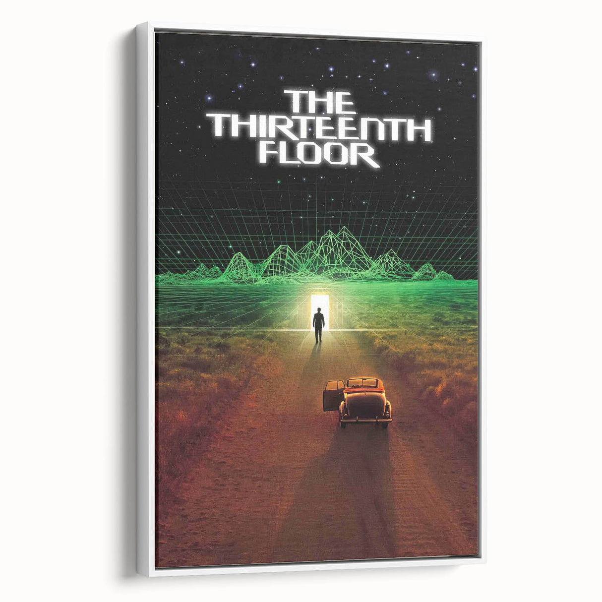 1990s Vintage Movie Poster - Classic 90s Film Art - The Thirteenth Floor