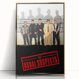 1990s Vintage Movie Poster - Classic 90s Film Art - The Usual Suspects