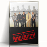 1990s Vintage Movie Poster - Classic 90s Film Art - The Usual Suspects