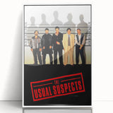 1990s Vintage Movie Poster - Classic 90s Film Art - The Usual Suspects