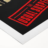 1990s Vintage Movie Poster - Classic 90s Film Art - The Usual Suspects