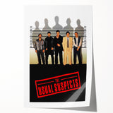 1990s Vintage Movie Poster - Classic 90s Film Art - The Usual Suspects