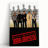 1990s Vintage Movie Poster - Classic 90s Film Art - The Usual Suspects