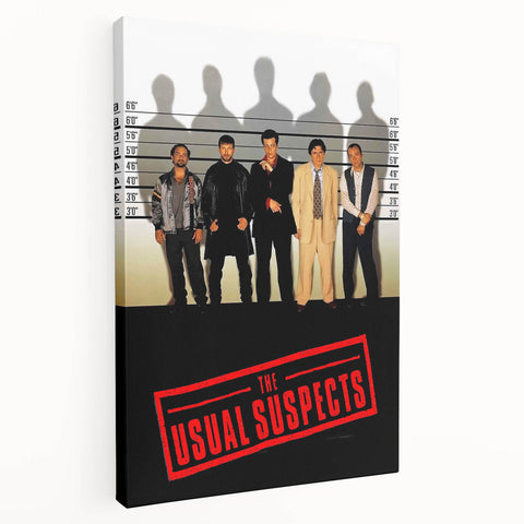 1990s Vintage Movie Poster - Classic 90s Film Art - The Usual Suspects