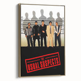 1990s Vintage Movie Poster - Classic 90s Film Art - The Usual Suspects