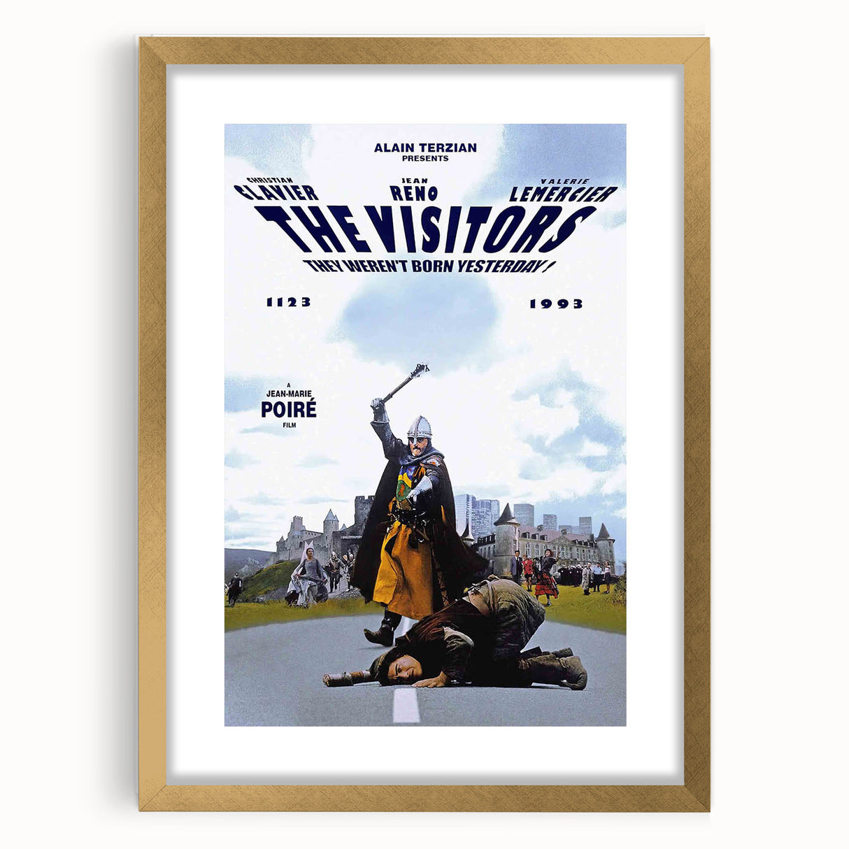 1990s Vintage Movie Poster - Classic 90s Film Art - The Visitors