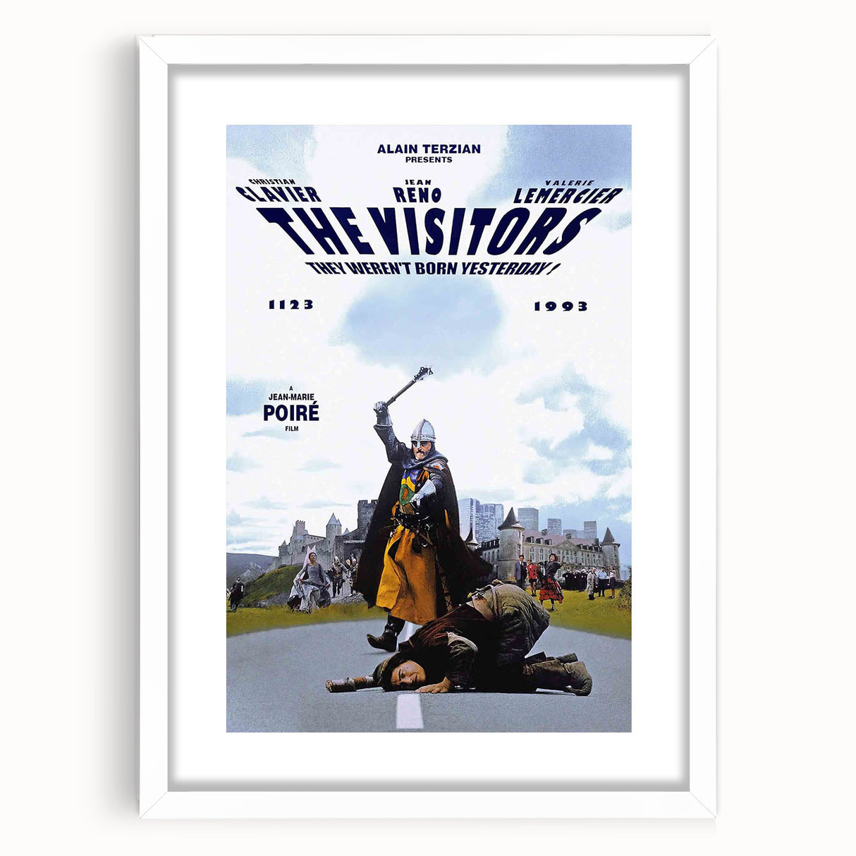 1990s Vintage Movie Poster - Classic 90s Film Art - The Visitors