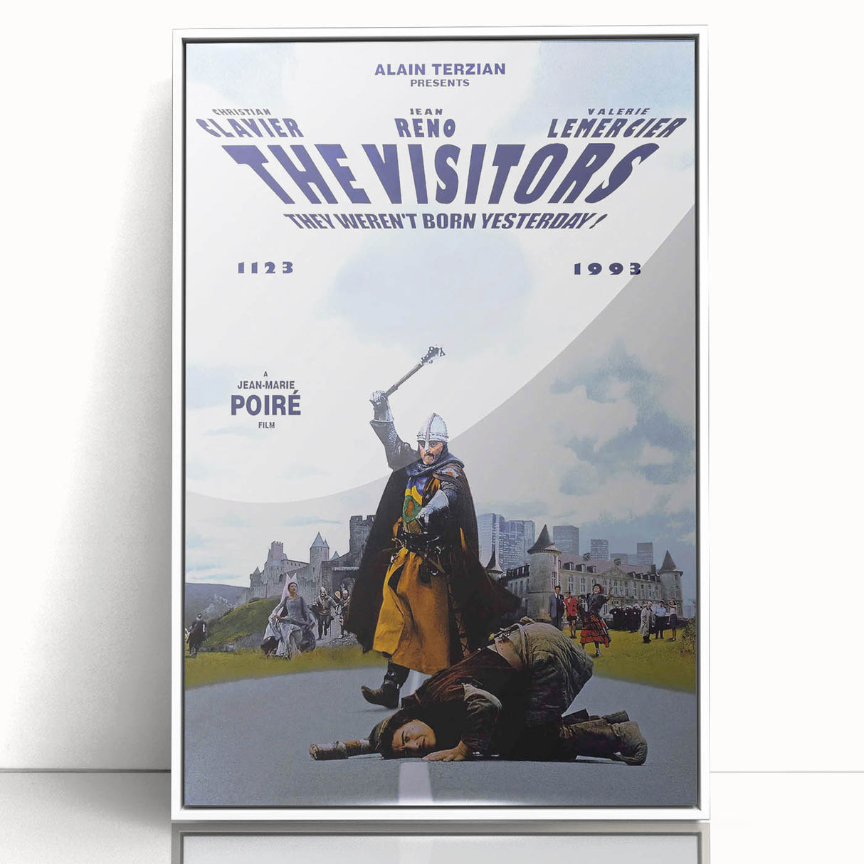 1990s Vintage Movie Poster - Classic 90s Film Art - The Visitors