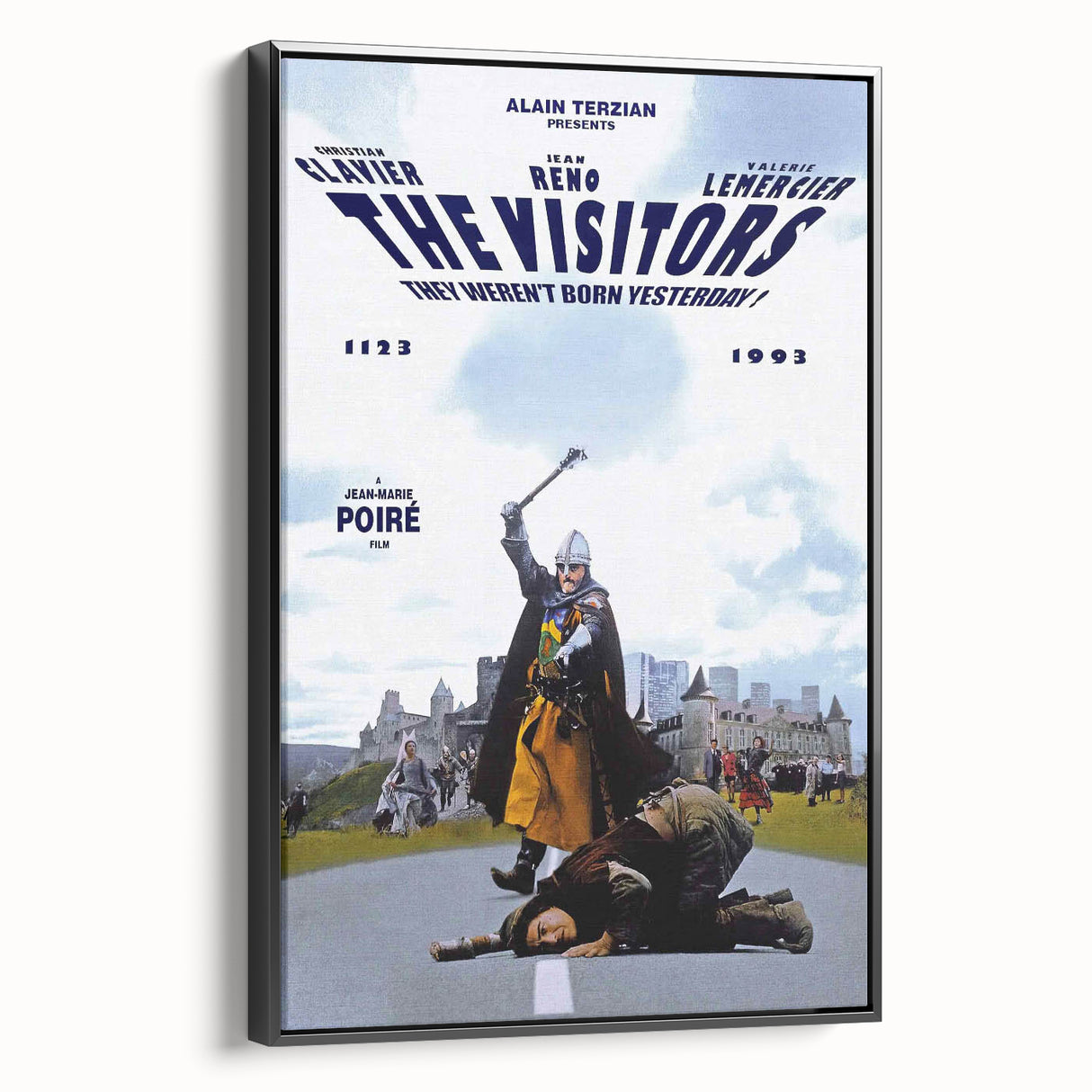 1990s Vintage Movie Poster - Classic 90s Film Art - The Visitors