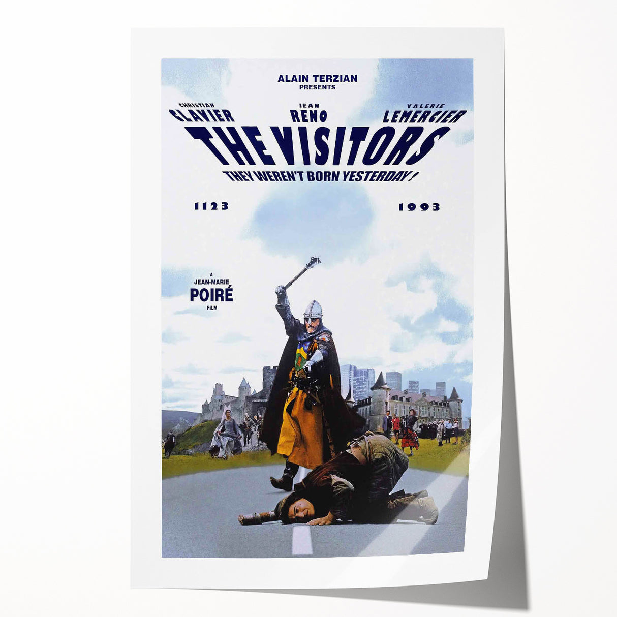 1990s Vintage Movie Poster - Classic 90s Film Art - The Visitors