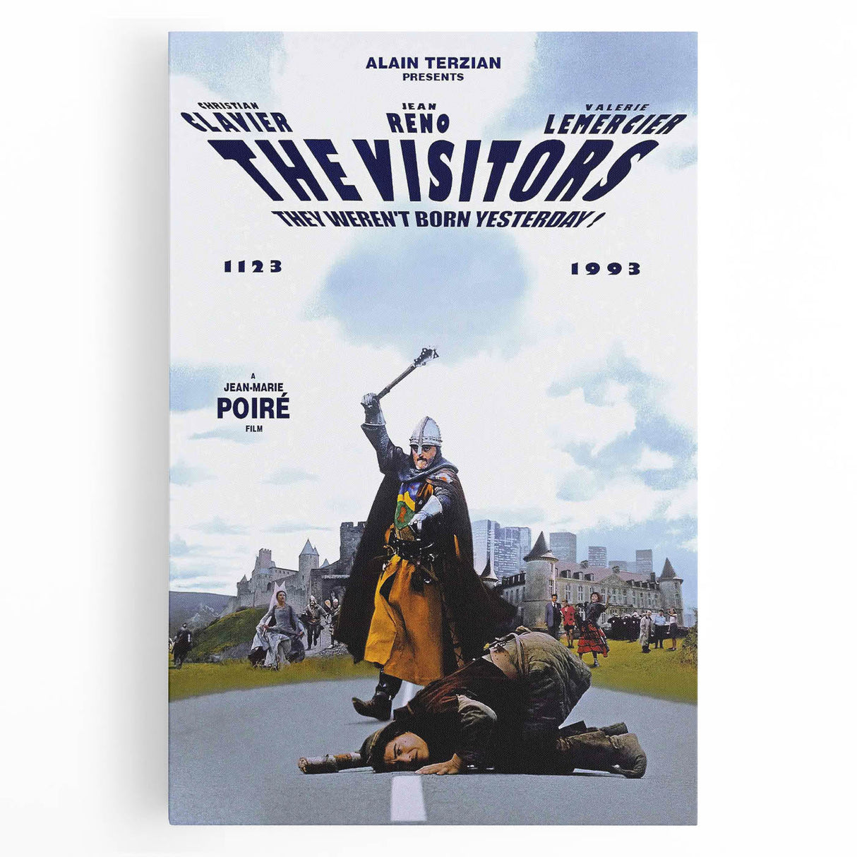 1990s Vintage Movie Poster - Classic 90s Film Art - The Visitors