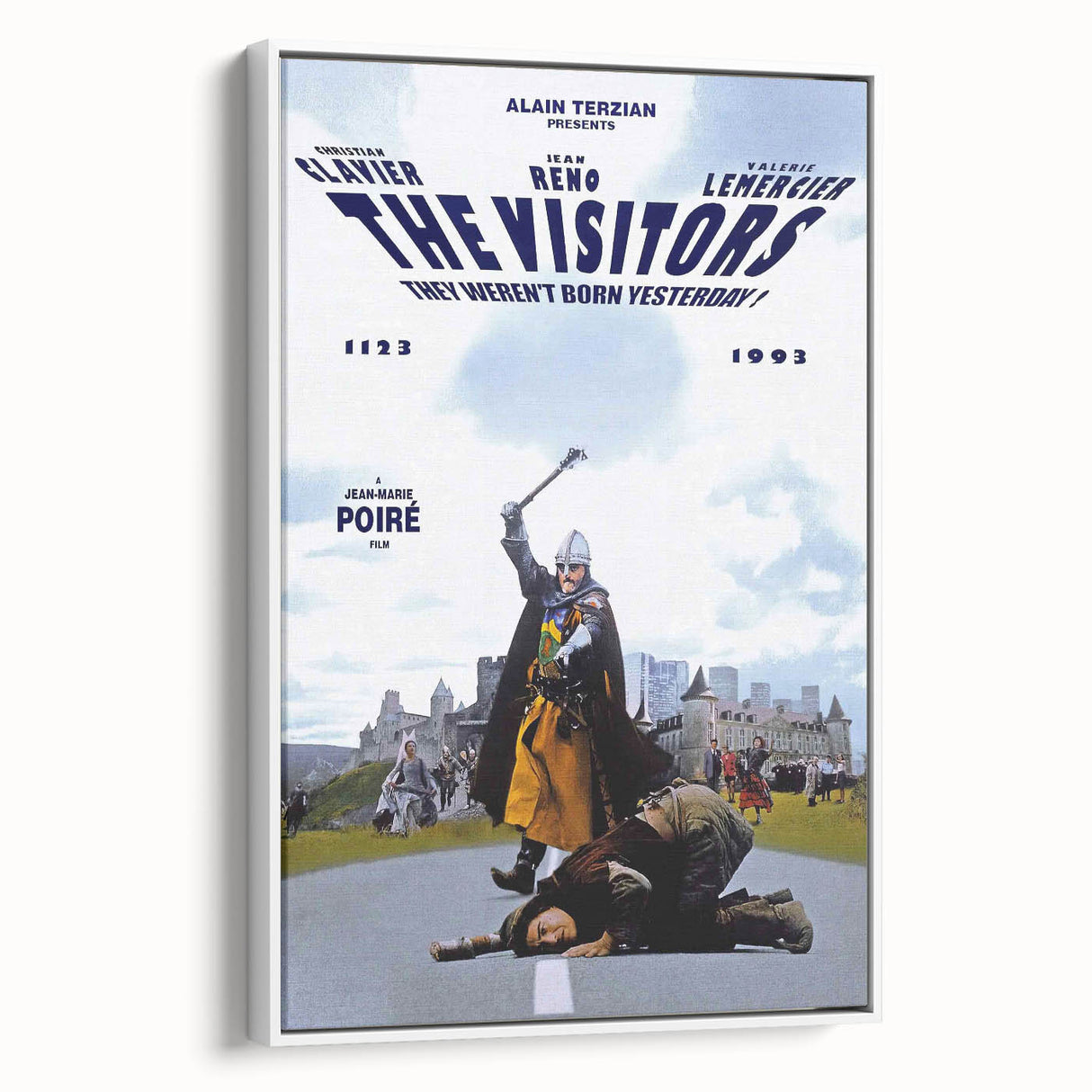 1990s Vintage Movie Poster - Classic 90s Film Art - The Visitors