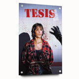 1990s Vintage Horror-Thriller Movie Poster - Tesis (1996) - Spanish Cult Classic Film Art