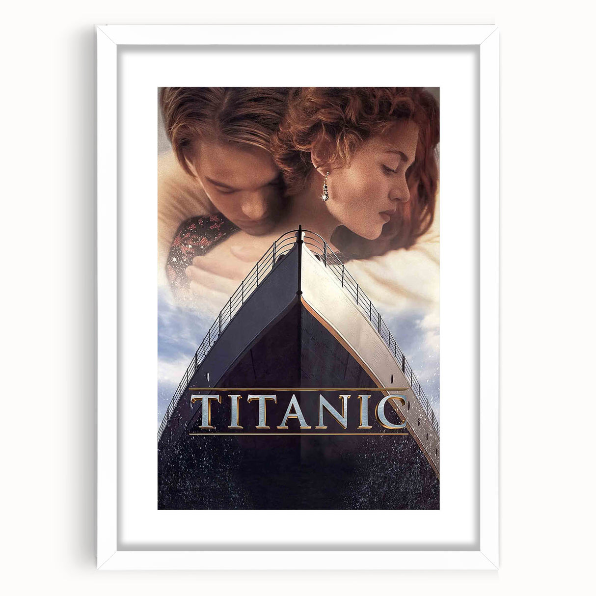 1990s Vintage Movie Poster – Iconic 90s Film Titanic Retro Print