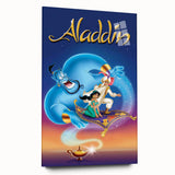 1990s Vintage Movie Poster - Classic 90s Film Art - Aladdin