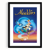 1990s Vintage Movie Poster - Classic 90s Film Art - Aladdin