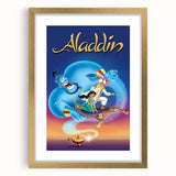 1990s Vintage Movie Poster - Classic 90s Film Art - Aladdin