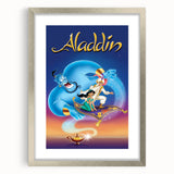 1990s Vintage Movie Poster - Classic 90s Film Art - Aladdin