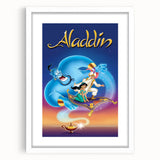 1990s Vintage Movie Poster - Classic 90s Film Art - Aladdin