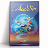 1990s Vintage Movie Poster - Classic 90s Film Art - Aladdin