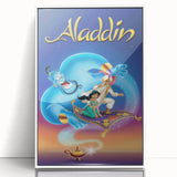1990s Vintage Movie Poster - Classic 90s Film Art - Aladdin