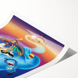 1990s Vintage Movie Poster - Classic 90s Film Art - Aladdin