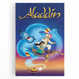 1990s Vintage Movie Poster - Classic 90s Film Art - Aladdin