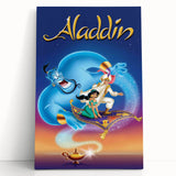 1990s Vintage Movie Poster - Classic 90s Film Art - Aladdin