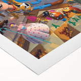 1990s Vintage Movie Poster – Classic 90s Animated Film Art Print