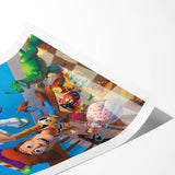 1990s Vintage Movie Poster – Classic 90s Animated Film Art Print