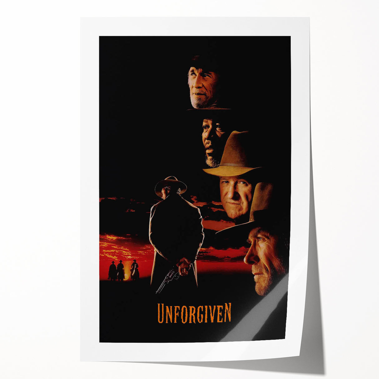 1990s Vintage Movie Poster – Classic 90s Western Film Art Print