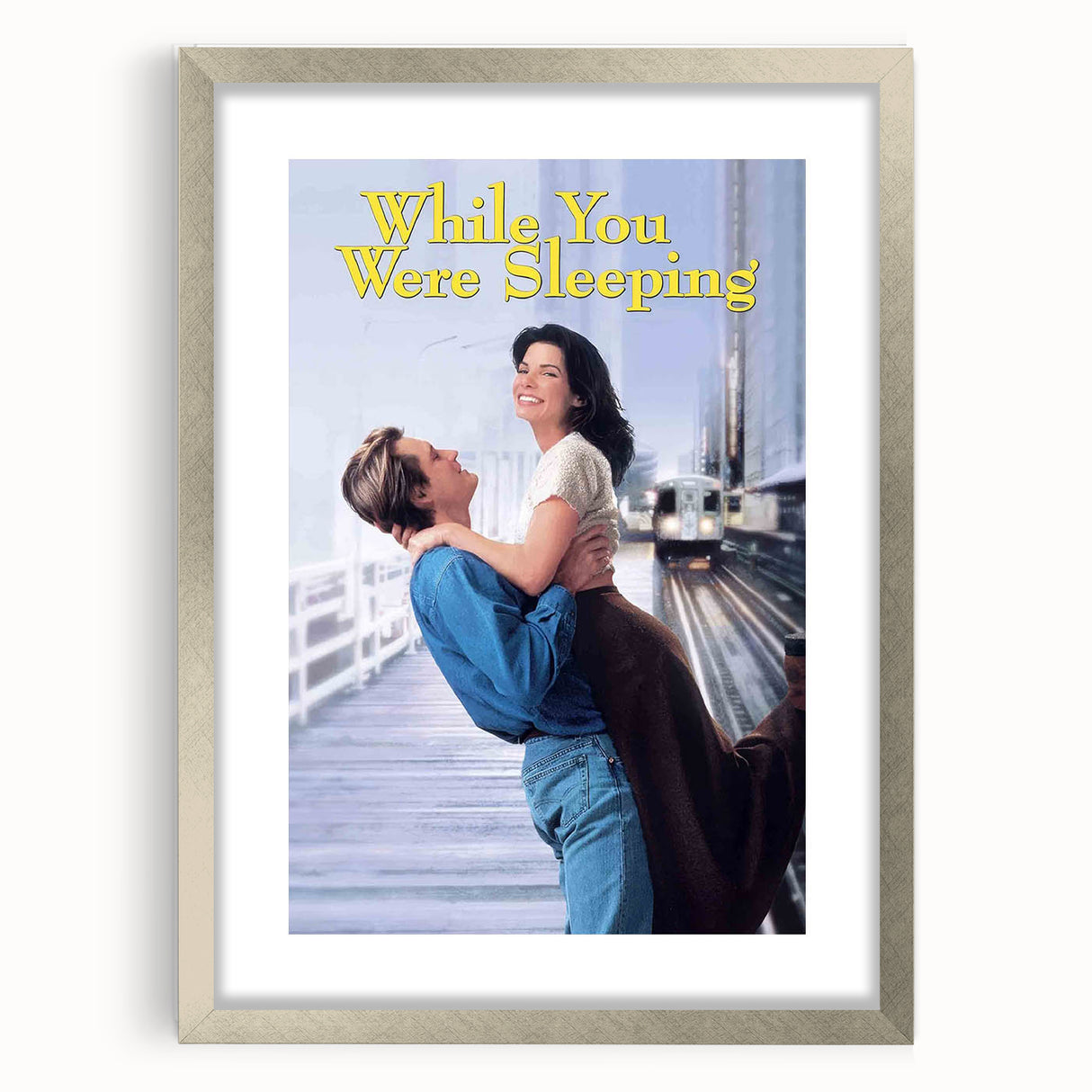 1990s Vintage Movie Poster – Classic 90s Romantic Comedy Film Art