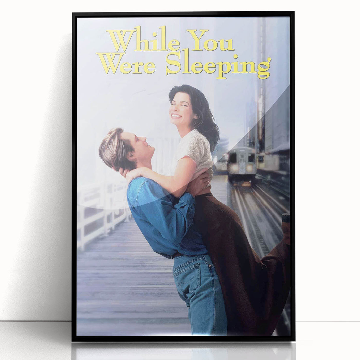 1990s Vintage Movie Poster – Classic 90s Romantic Comedy Film Art