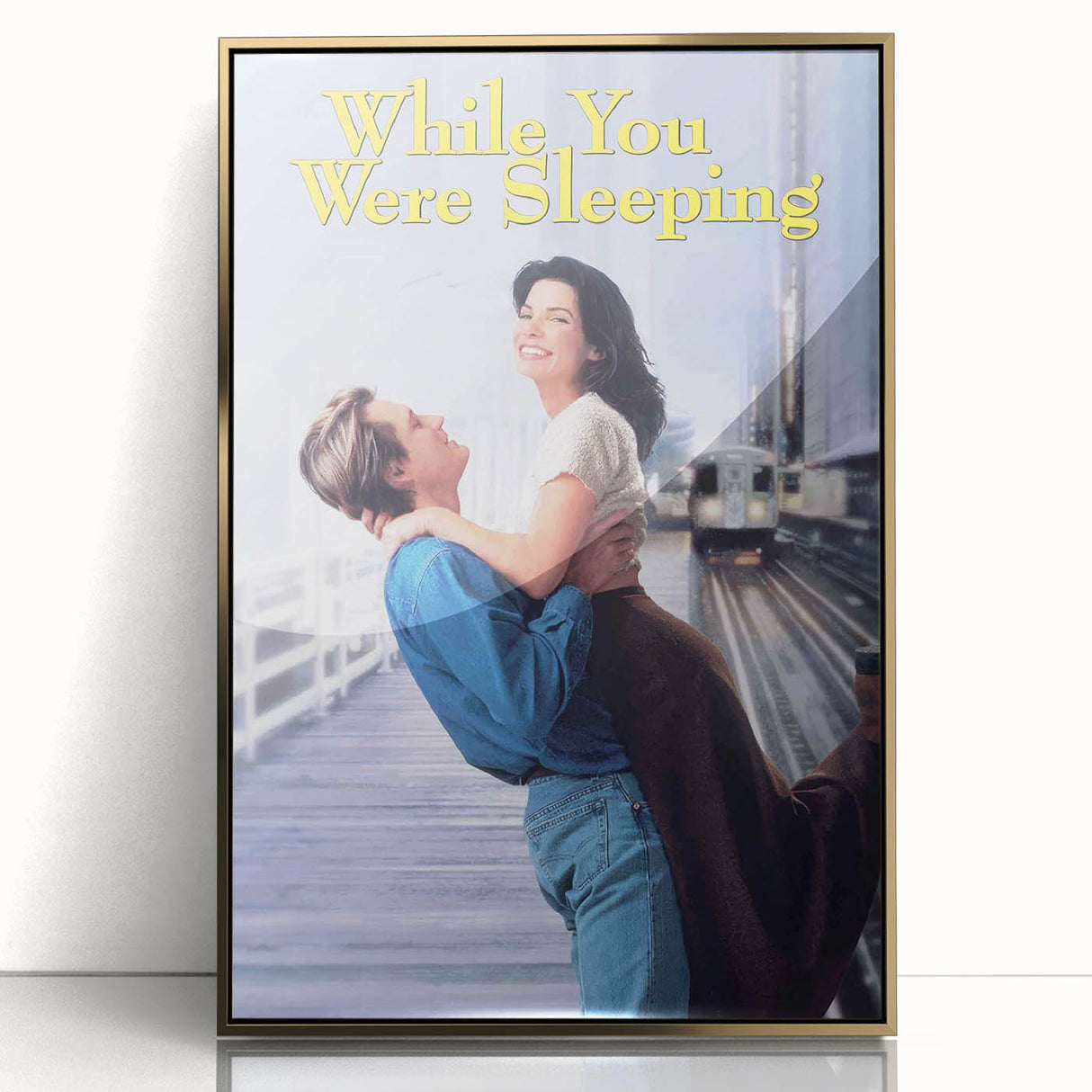1990s Vintage Movie Poster – Classic 90s Romantic Comedy Film Art