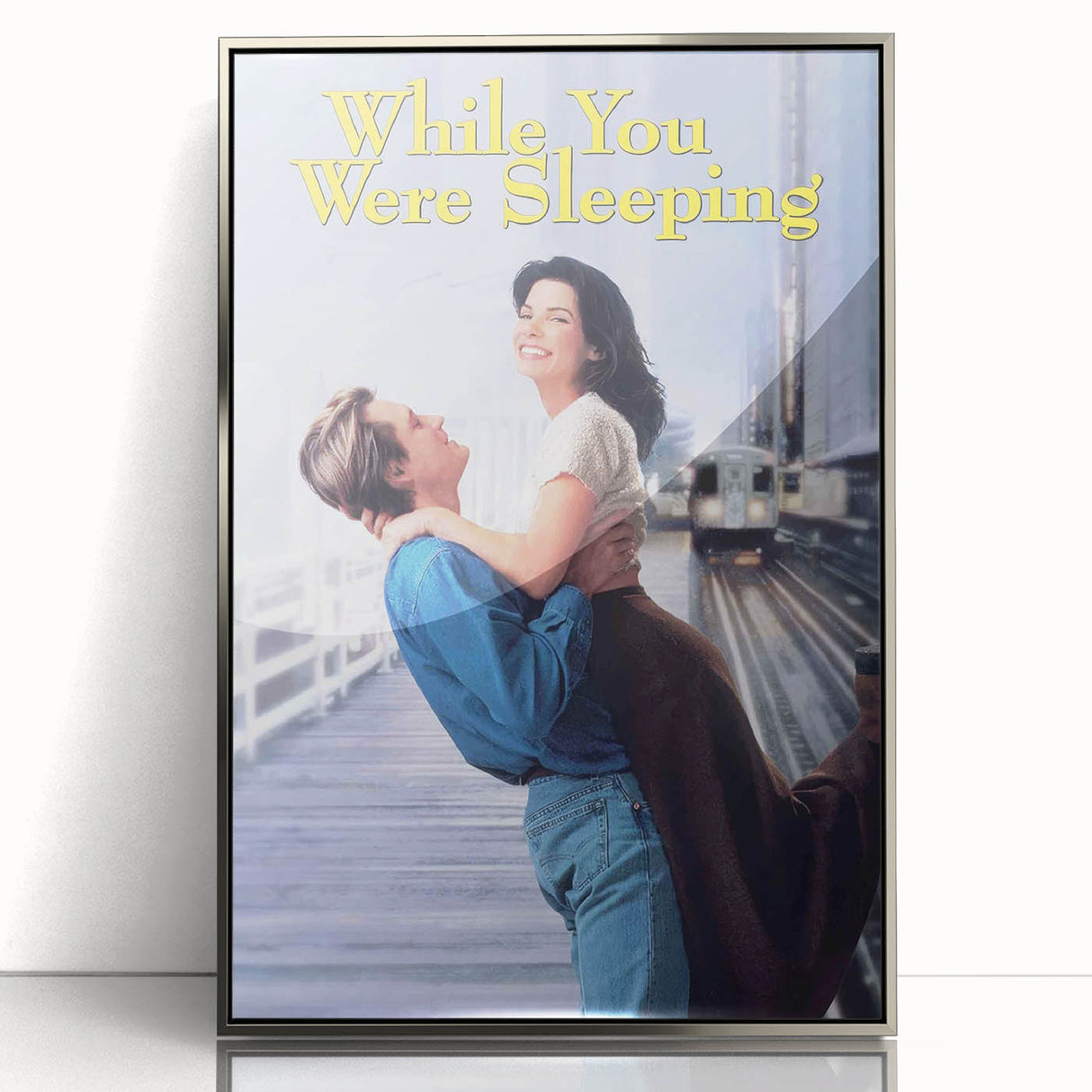1990s Vintage Movie Poster – Classic 90s Romantic Comedy Film Art
