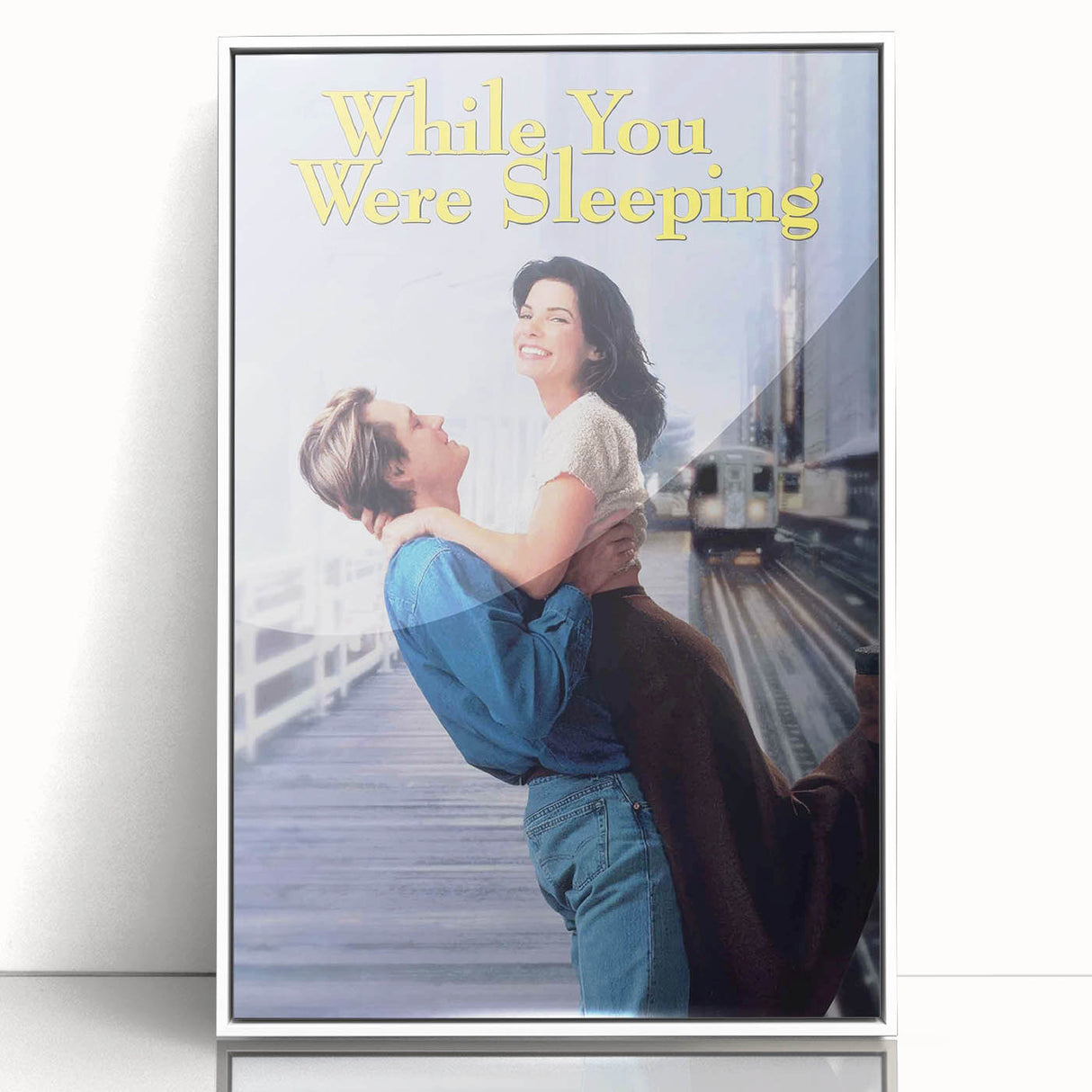1990s Vintage Movie Poster – Classic 90s Romantic Comedy Film Art