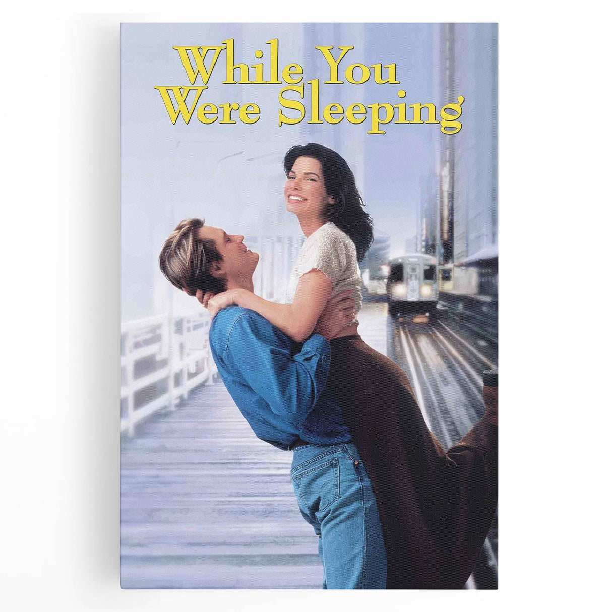 1990s Vintage Movie Poster – Classic 90s Romantic Comedy Film Art