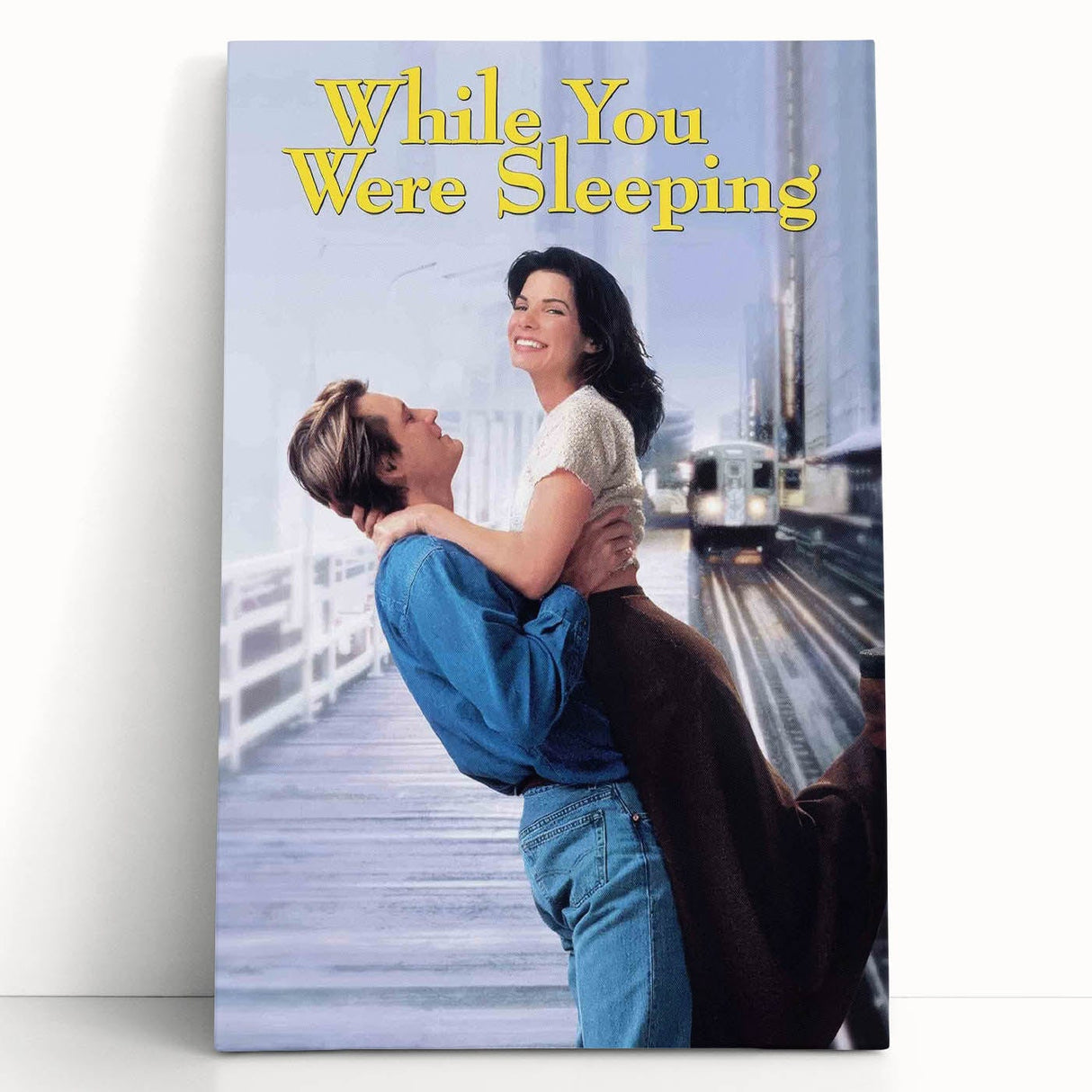 1990s Vintage Movie Poster – Classic 90s Romantic Comedy Film Art