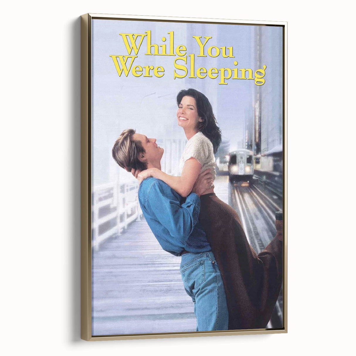 1990s Vintage Movie Poster – Classic 90s Romantic Comedy Film Art