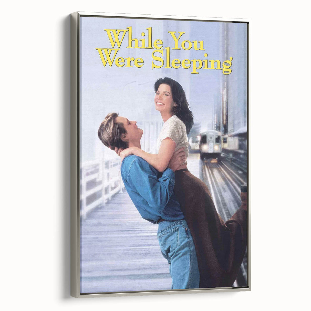 1990s Vintage Movie Poster – Classic 90s Romantic Comedy Film Art