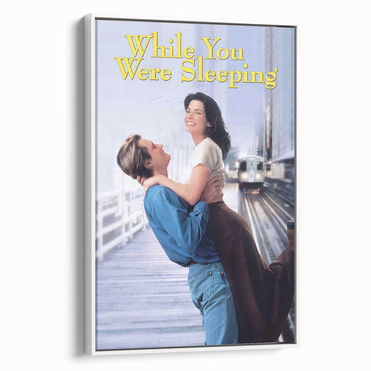 1990s Vintage Movie Poster – Classic 90s Romantic Comedy Film Art