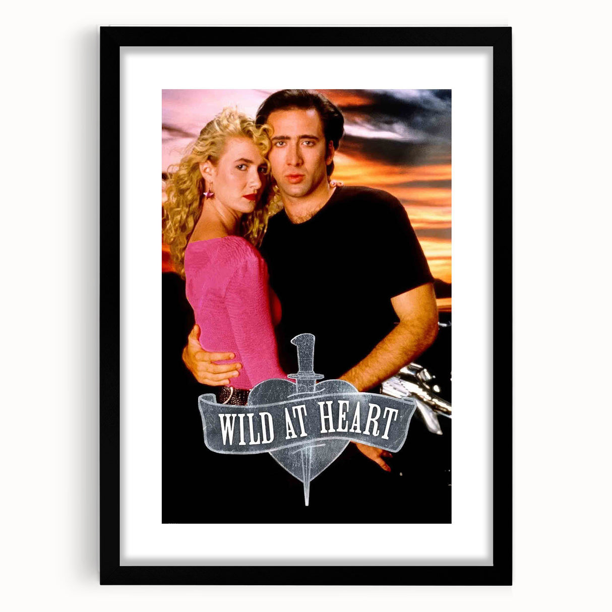 1990s Vintage Movie Poster – Cult Classic Romantic Crime Film Art