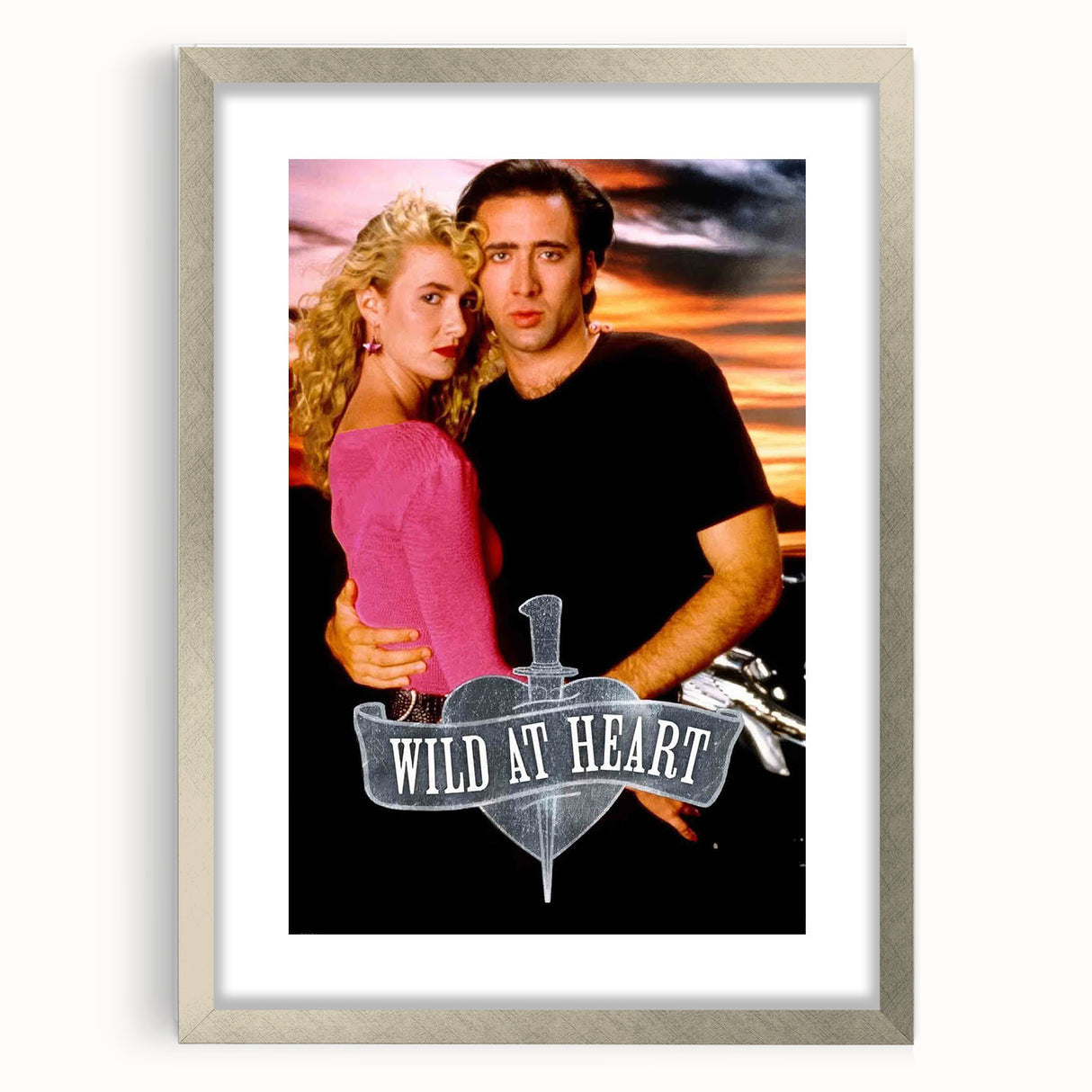 1990s Vintage Movie Poster – Cult Classic Romantic Crime Film Art
